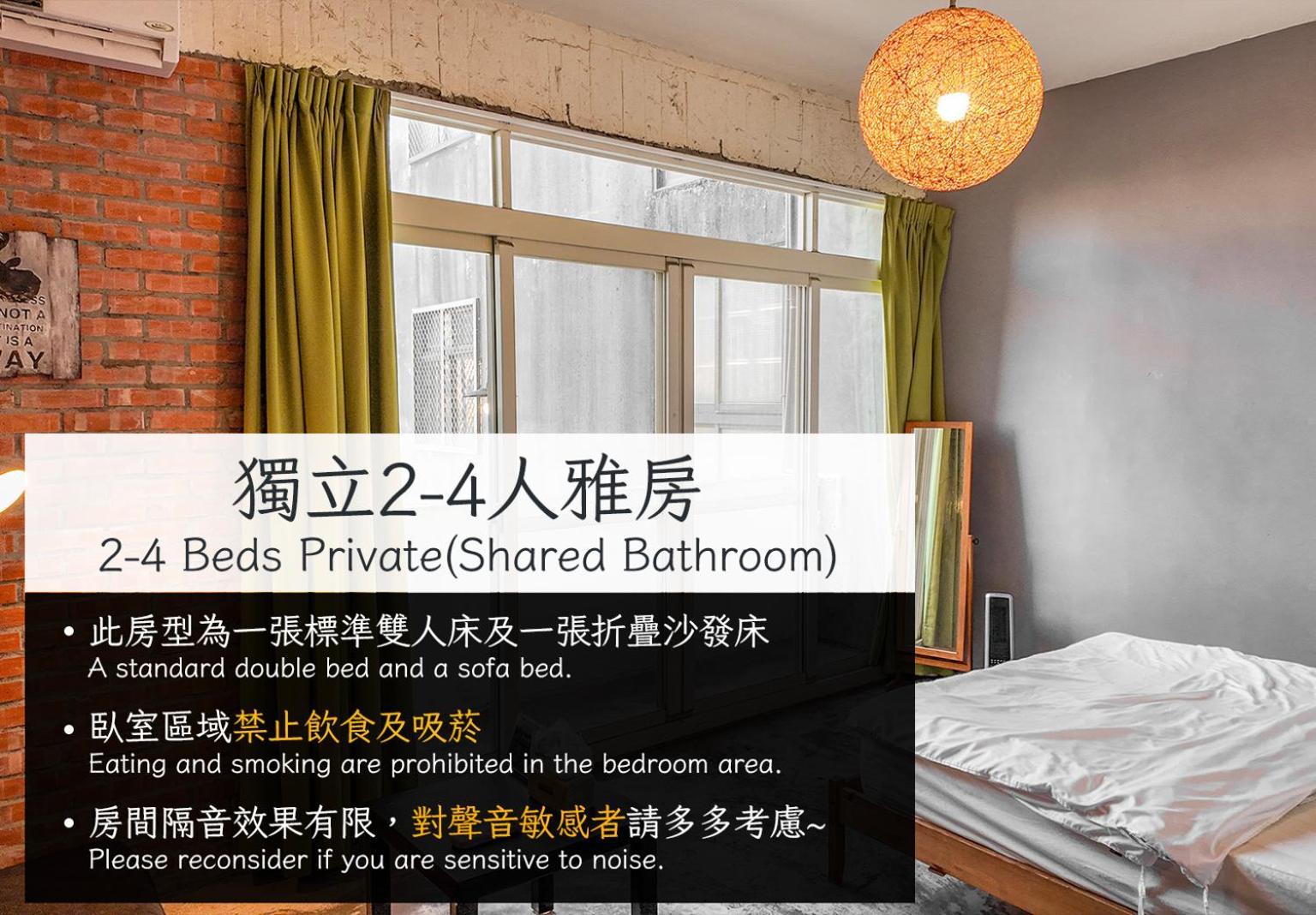 62巷背包客棧 Lane62 Hostel Longjing Exteriör bild